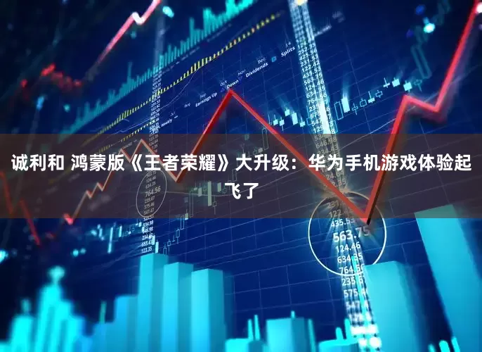 诚利和 鸿蒙版《王者荣耀》大升级：华为手机游戏体验起飞了